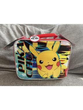Nintendo Pokemon Pikachu Insulated Lunch Box Pal Thermos Bag New